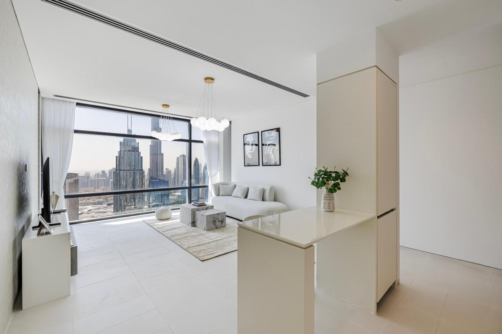 1Br Burj Khalifa View Index Tower Difc Lägenhet Dubai Exteriör bild