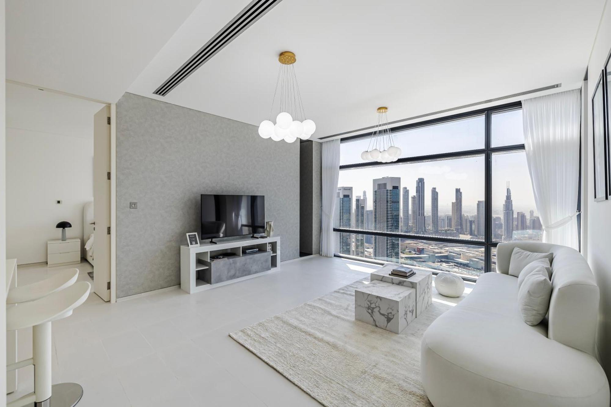 1Br Burj Khalifa View Index Tower Difc Lägenhet Dubai Exteriör bild